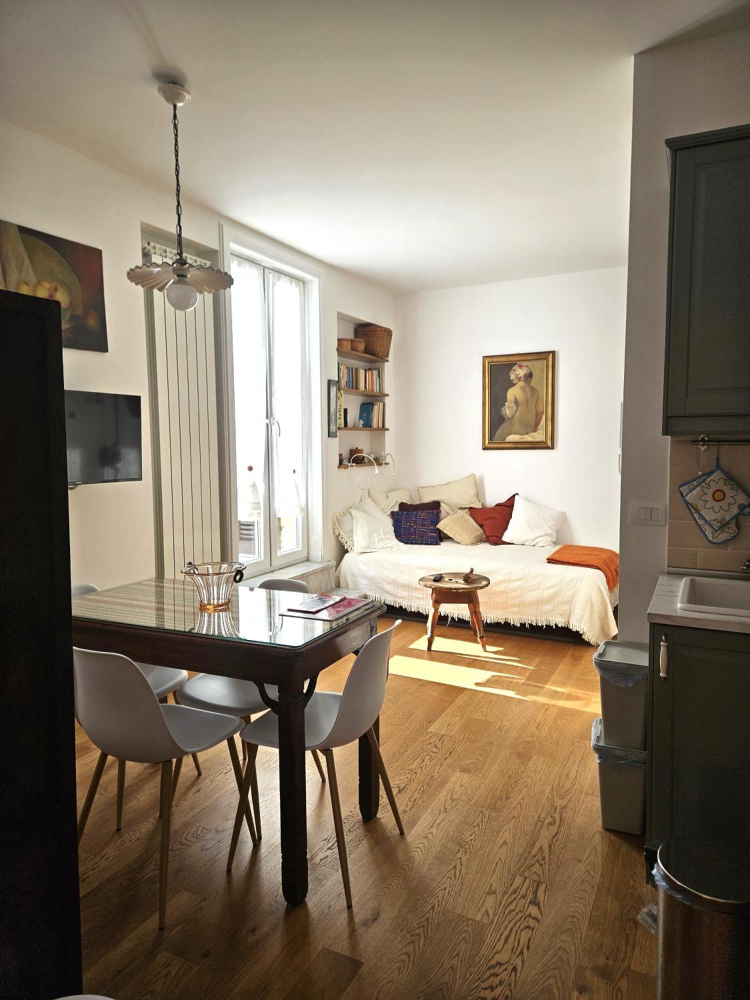 Rosy'S House Un Attico A Due Passi Dall'Acquario Parking Free Apartment Genoa Luaran gambar
